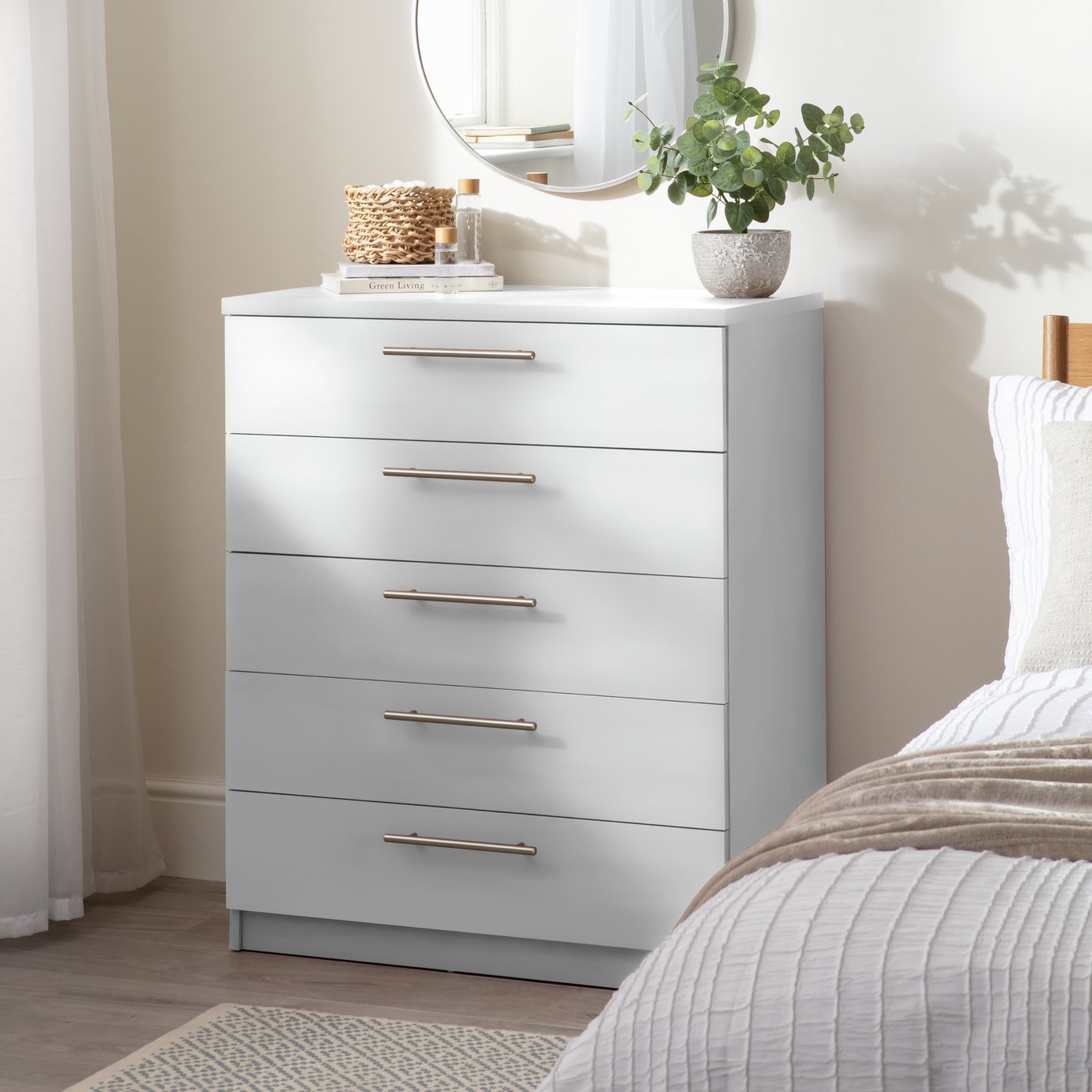 Argos Home Brisbane 5 Drawer Chest 