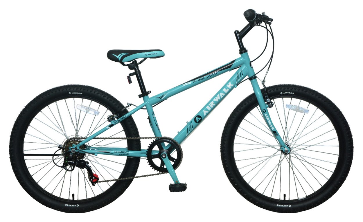 Airwalk 24 inch Wheel Size Kids Mountain Bike - Blue