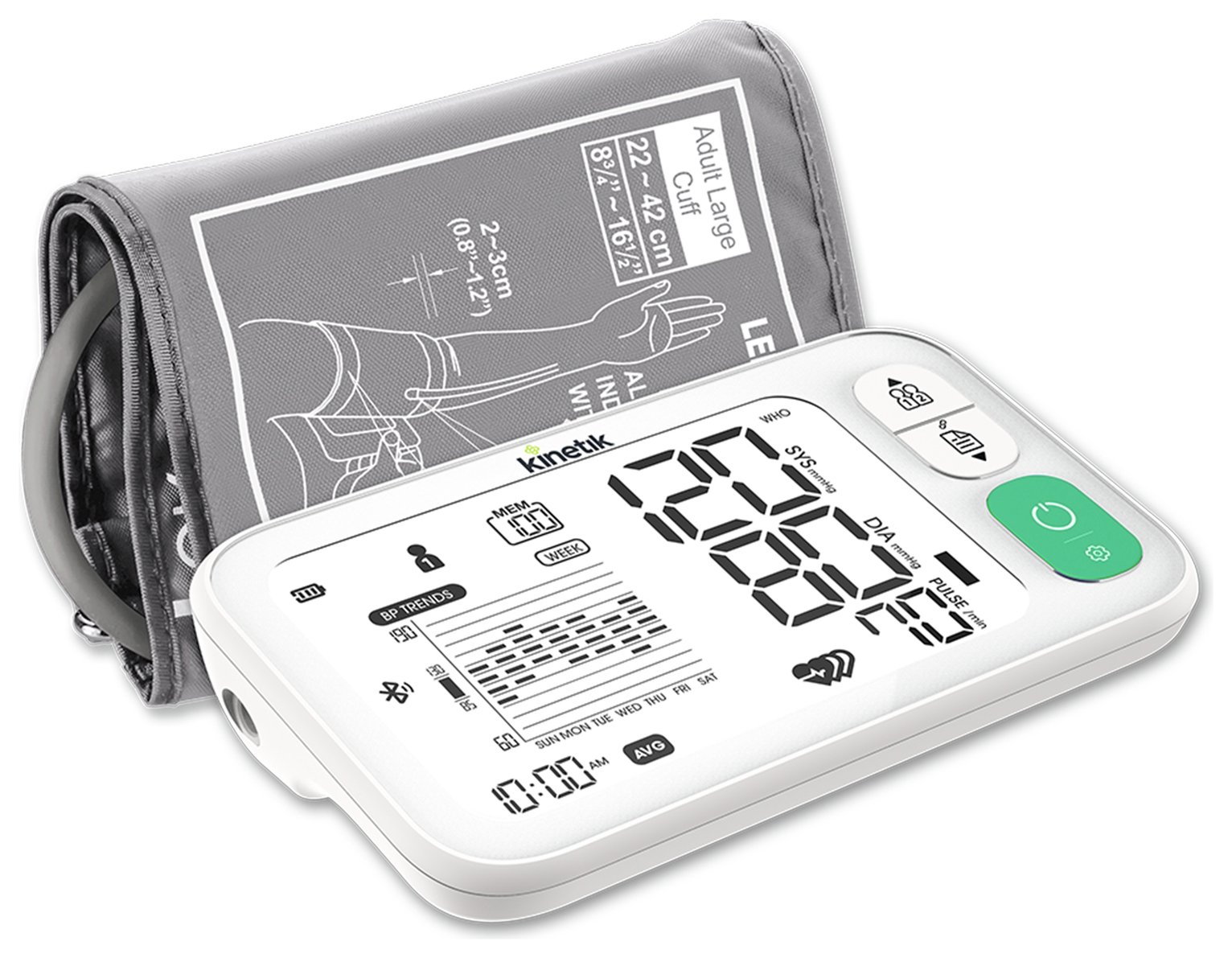 Kinetik Blood Pressure Monitor for pregnant & diabetics 