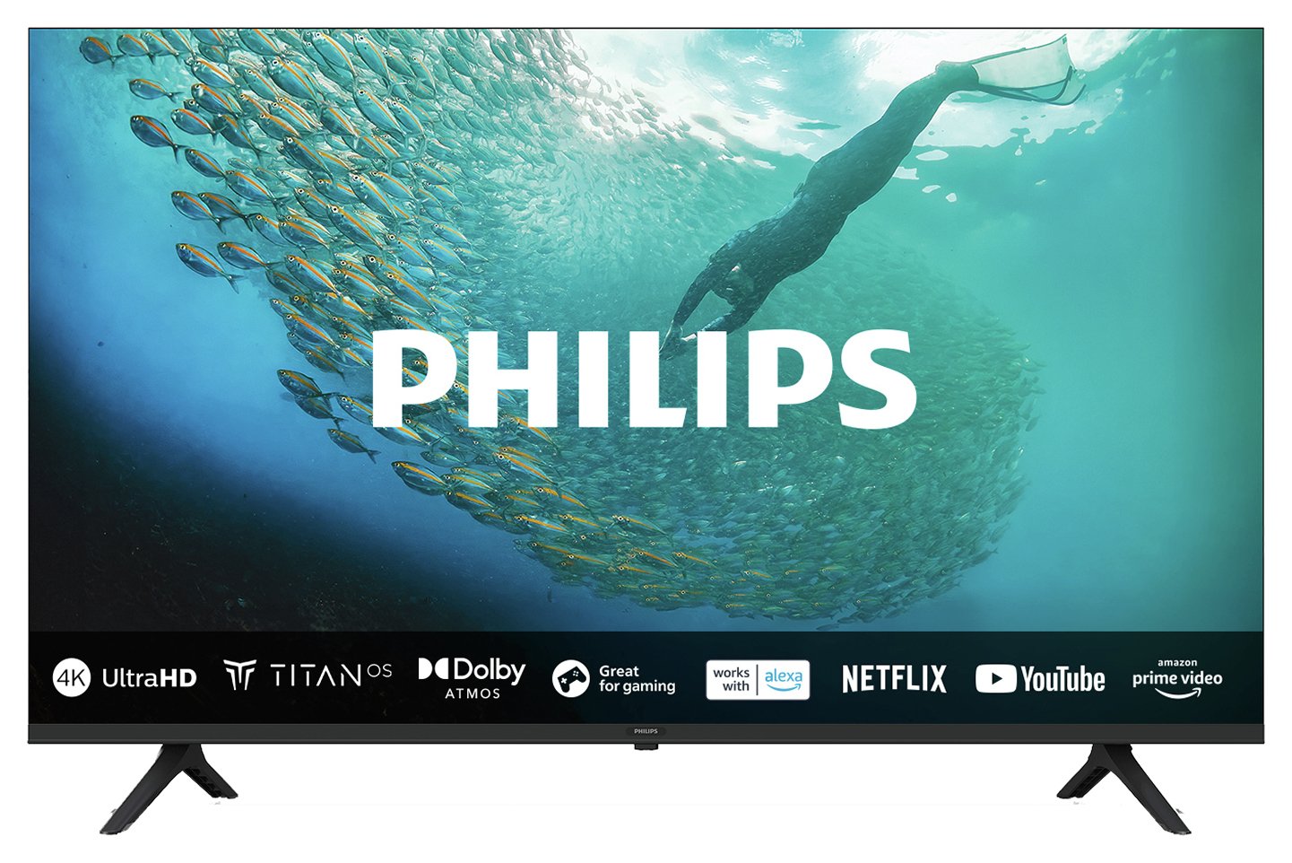 Philips 55 Inch 55PUS7009 Smart 4K UHD HDR LED Freeview TV