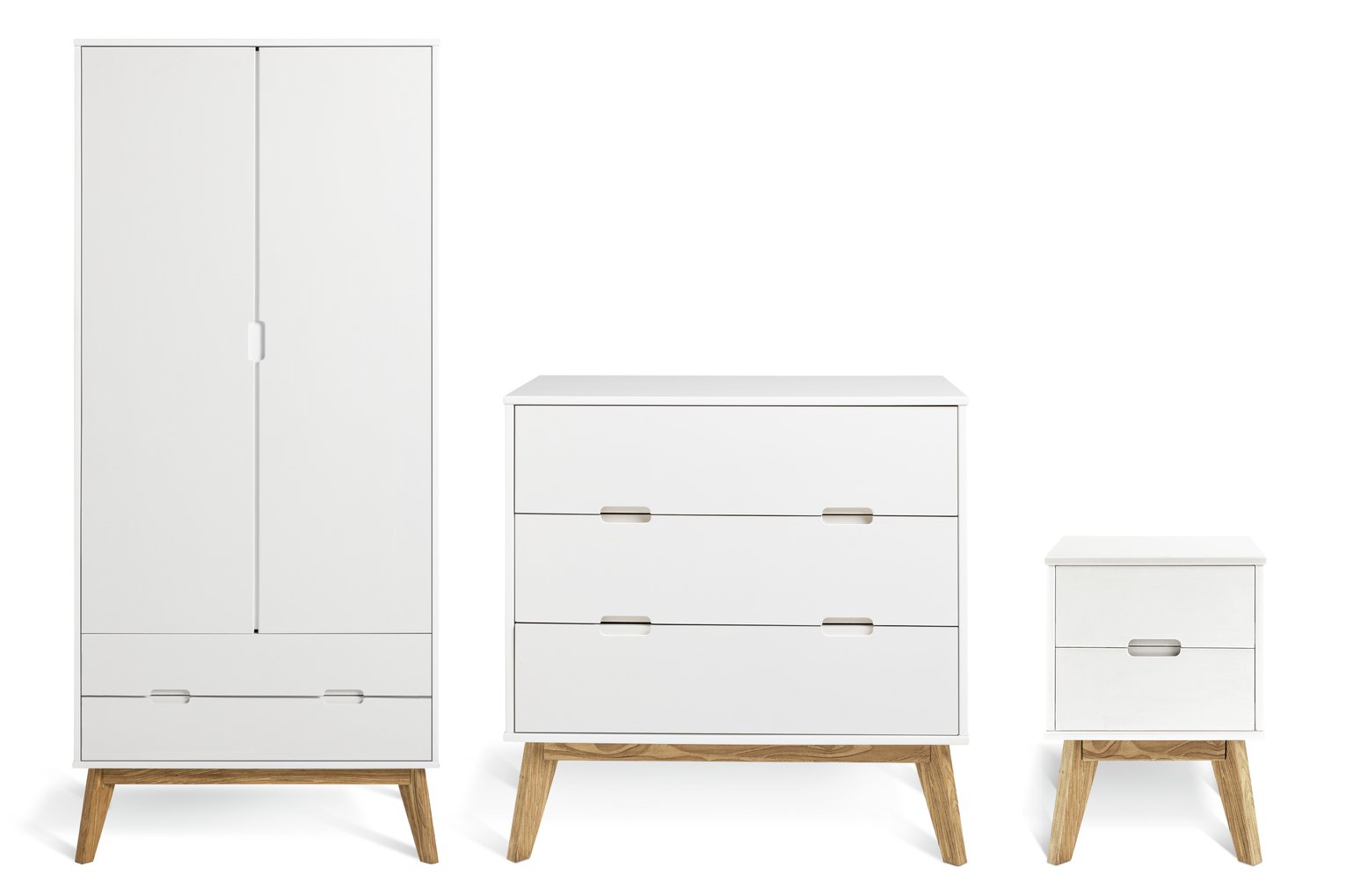 Habitat Pimlico 3 Piece 2 Door Wardrobe Set