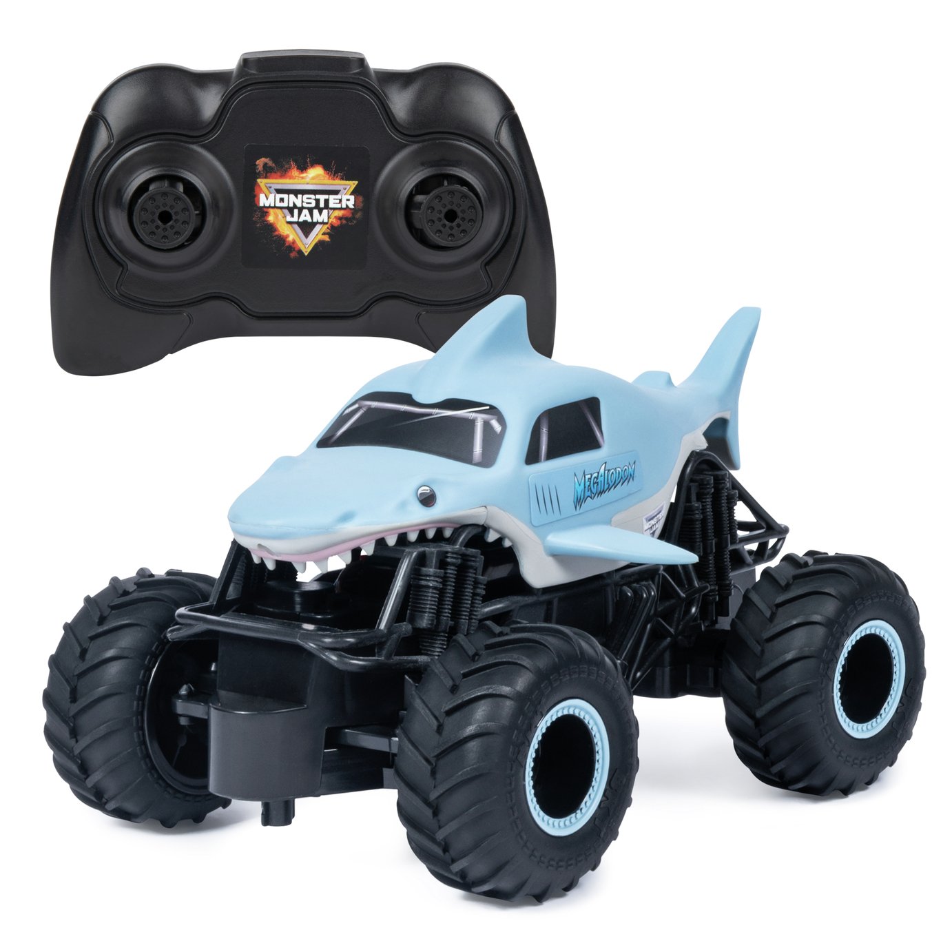 Monster Jam Megalodon 1:24 Radio Controlled Truck - Blue