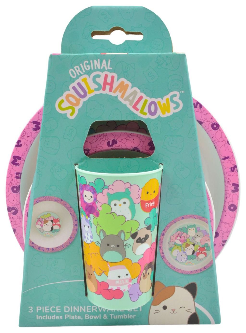 Hox Squishmallows Kids Plastic Dinner Set