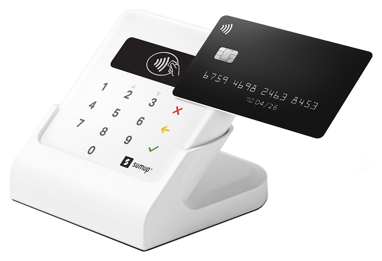 SumUp Air Card Payment Reader Machine with Charging Cradle