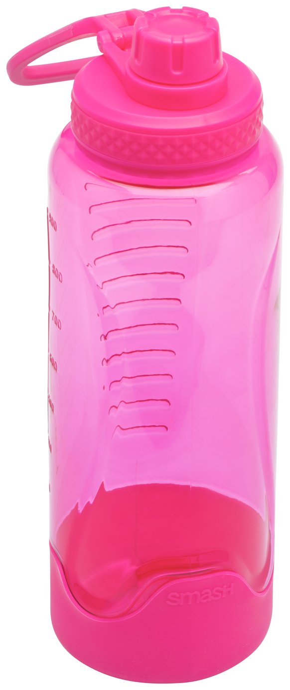 Smash Active Chugger Pink Tracker Water Bottle - 1 litre