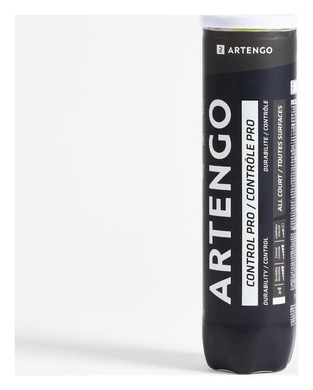 Decathlon Tennis Ball Control Pro Yellow - Pack of 4