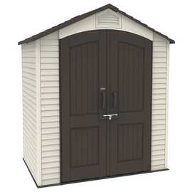 Lifetime Plastic Outdoor Storage Shed - 7ft
