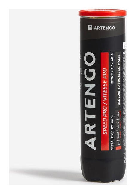 Decathlon Tennis Ball Speed Pro Yellow - Pack of 4