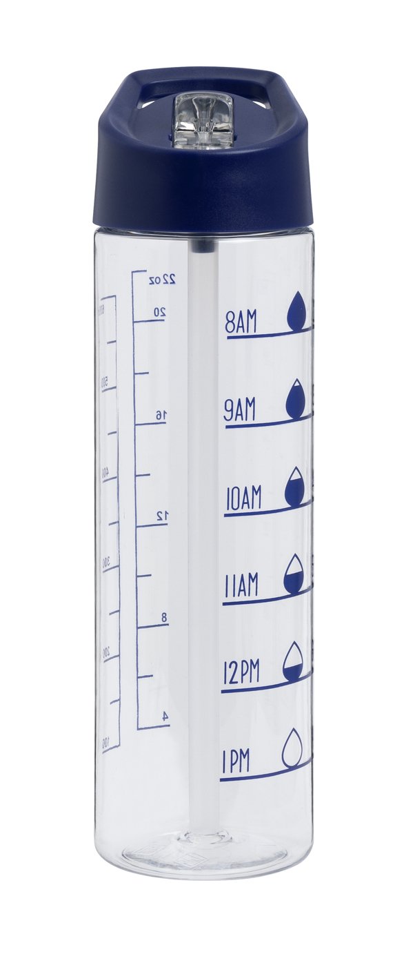  Home Navy Tracker Sipper Water Bottle - 700ml