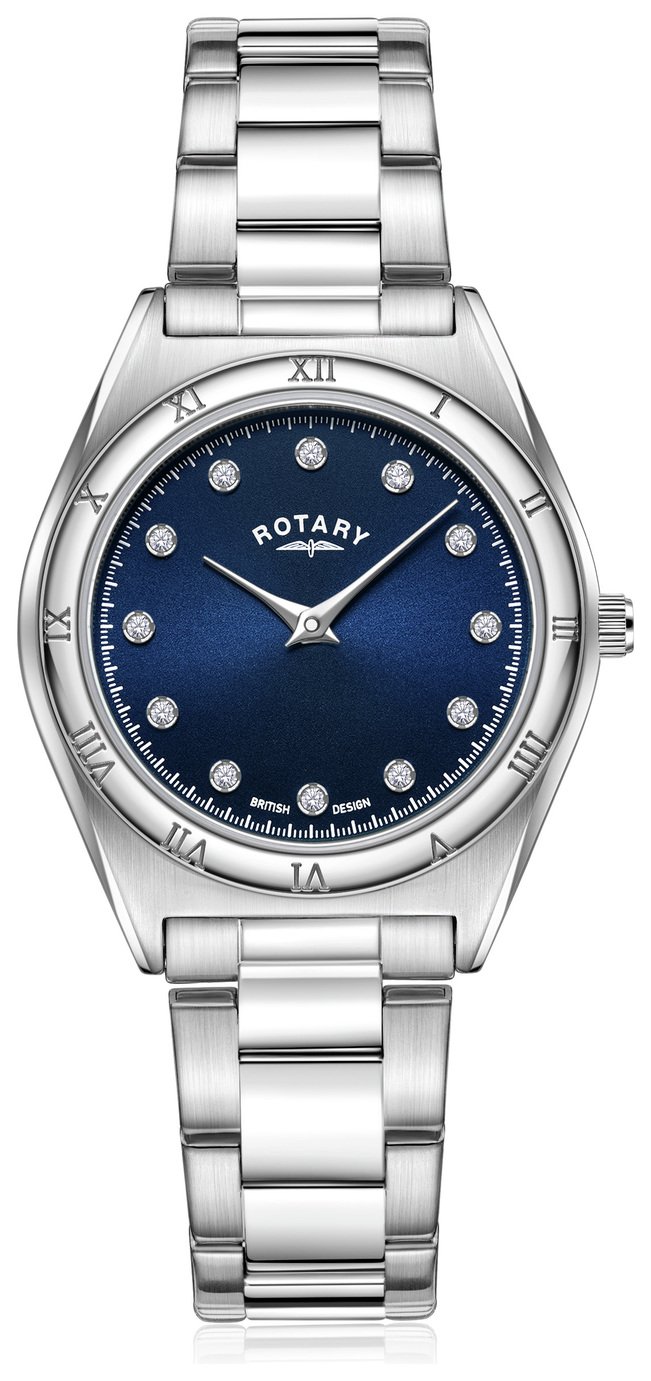 Rotary Ladies Stainless Steel Silver Bracelet Watch 