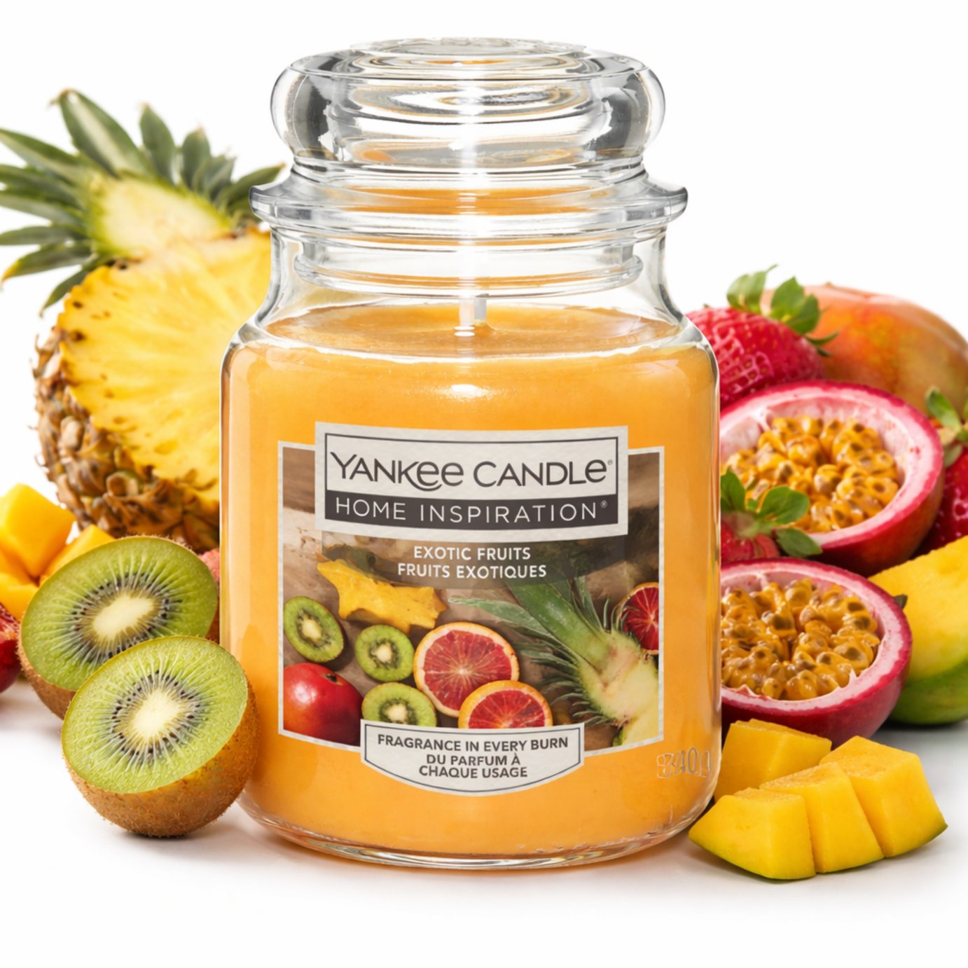Yankee Candle Medium Scented Candle - Exotic Fruits
