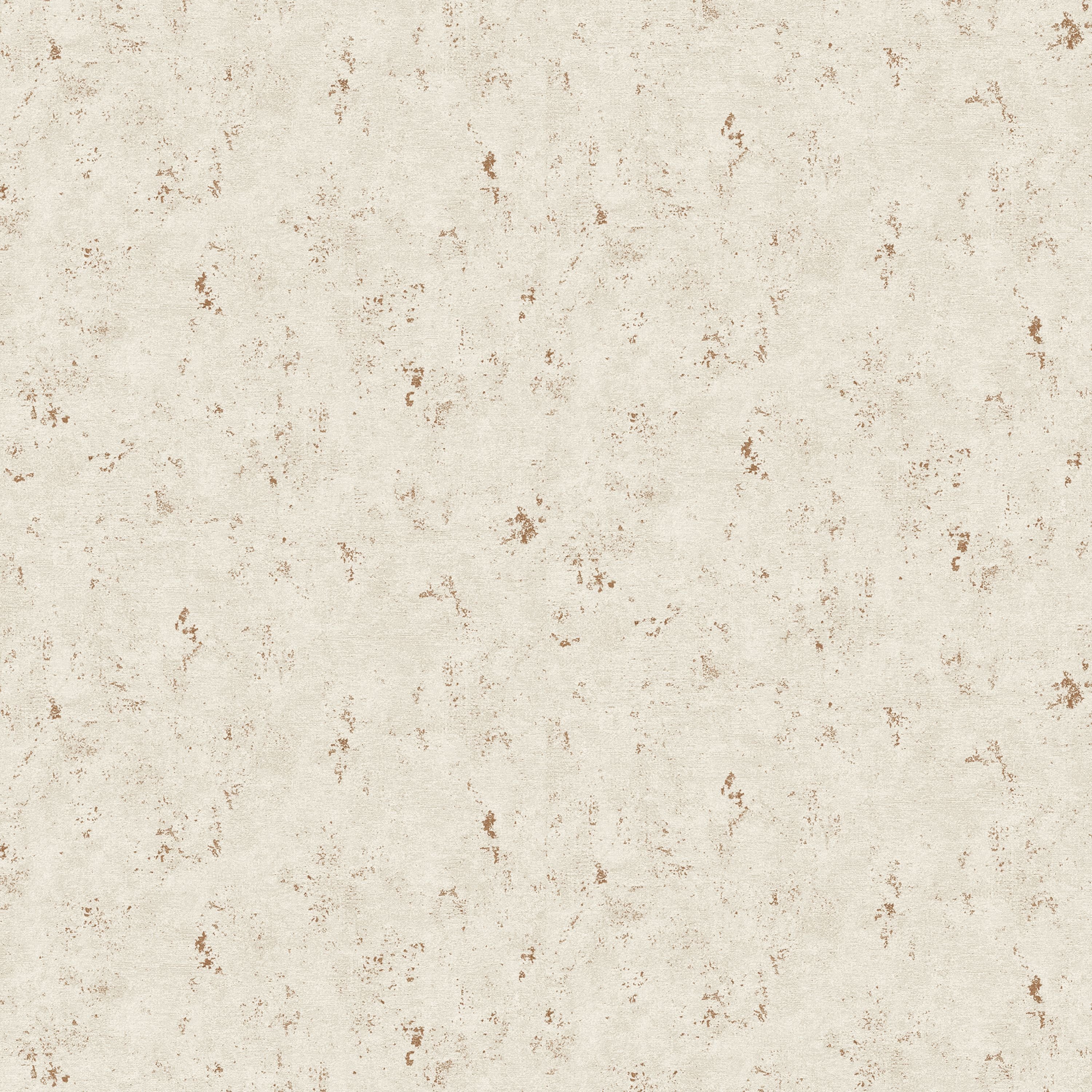 Grandeco Even Authentic Textured Concrete Stone Wallpaper - Copper Taupe