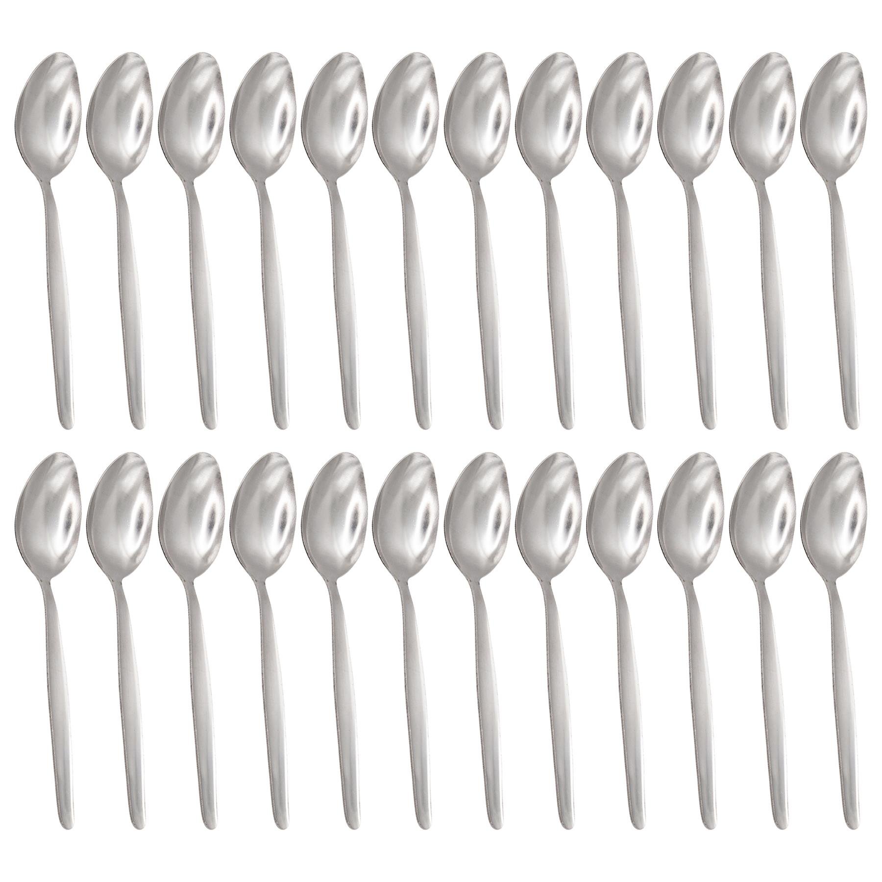 Argon Tableware Economy Stainless Steel Dessert Spoons - Pack of 24