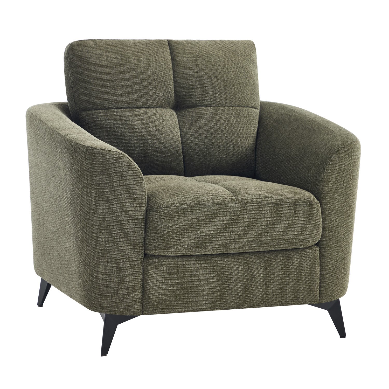 Furniture Online Solna Scandi Style Accent Chair – Green