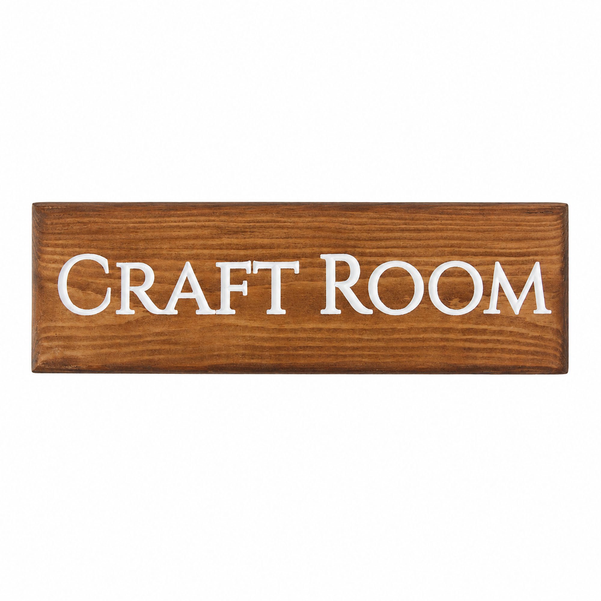 Peak Heritage Engraved Wooden Sign - L30cm - Craft Room