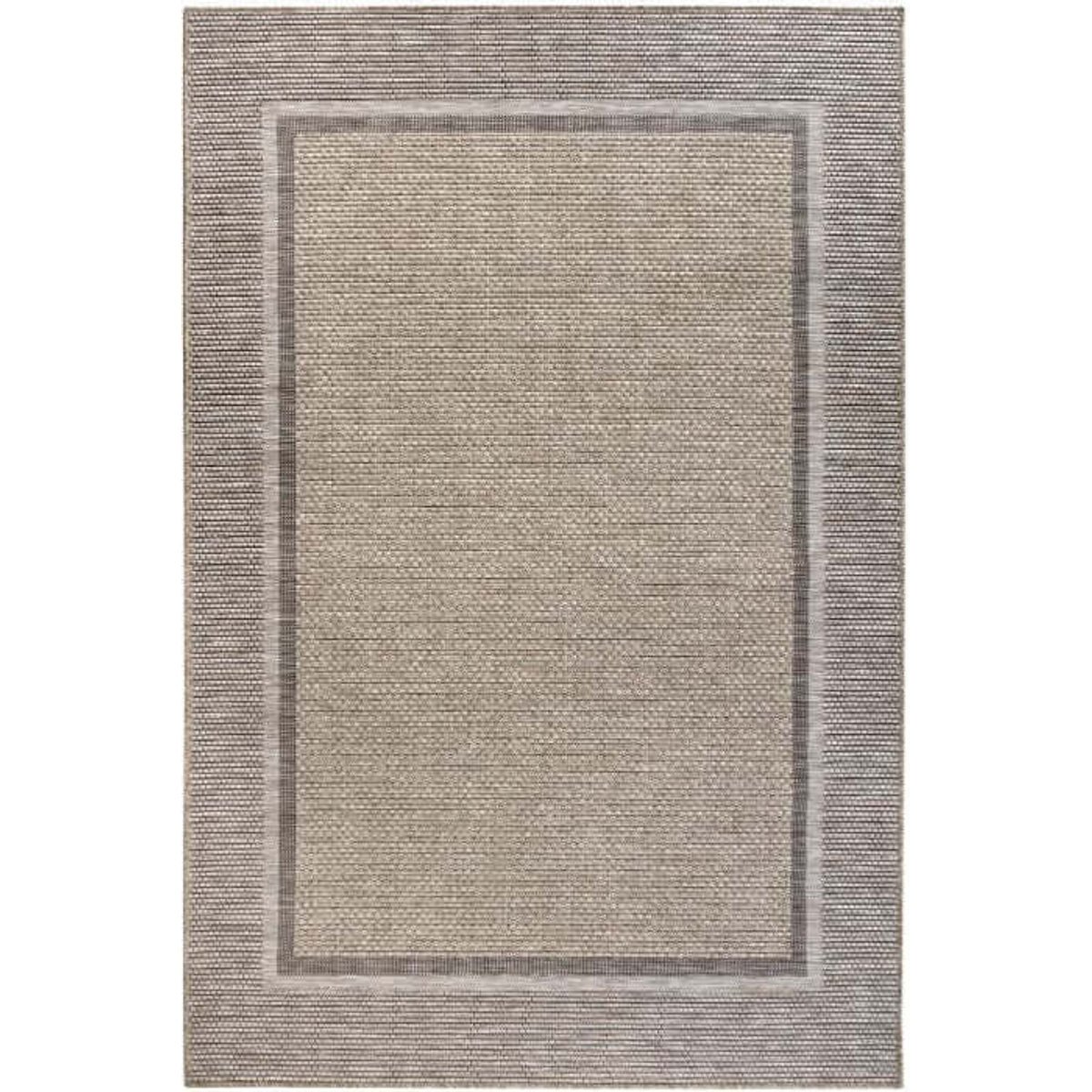 Villeroy & Boch Brown 1836 Lutwin Indoor Outdoor Rug Bordered - 115 x 170cm