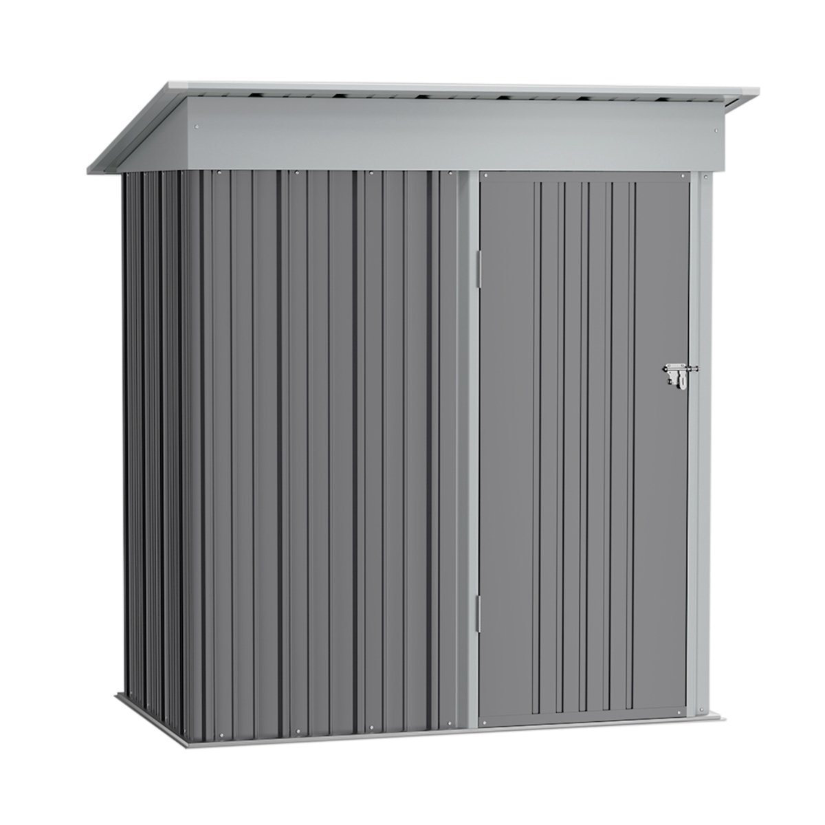 Living and Home Metal Garden Storage Shed 3 x 5ft