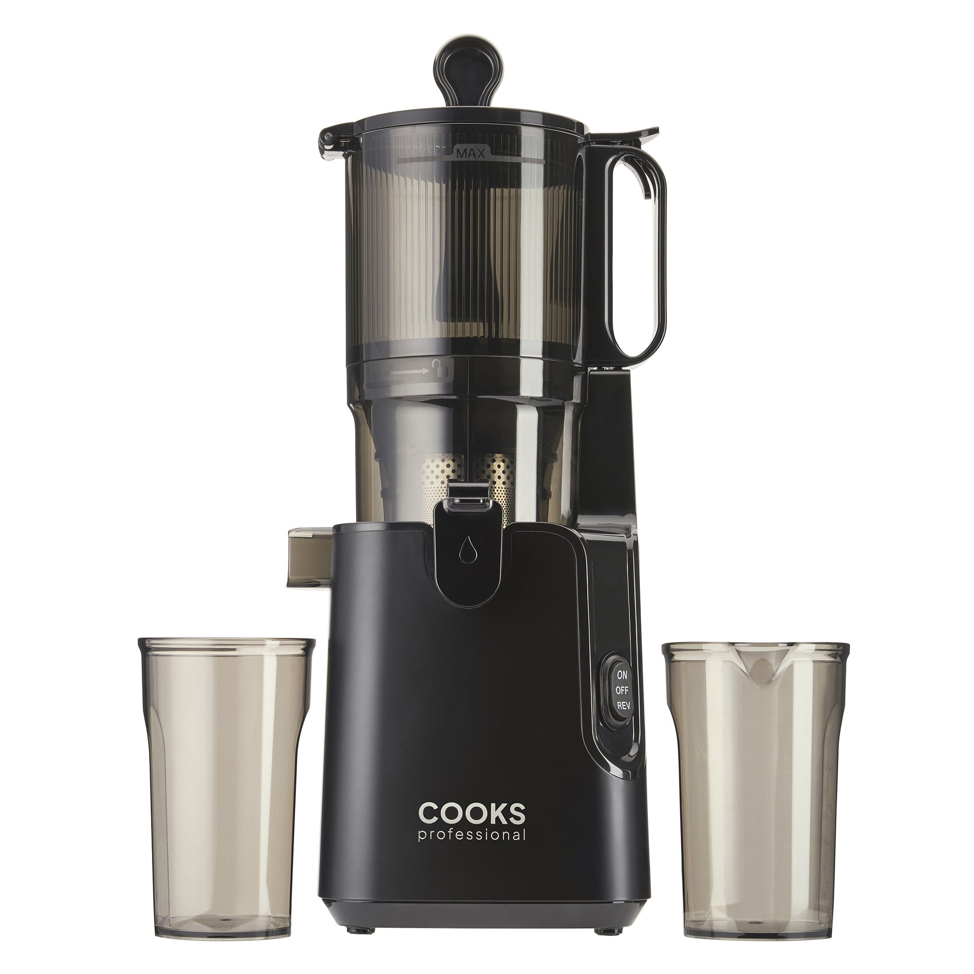 Cooks Professional Cold Press Juicer with Wide Feeding Chute and 1.8L Hopper