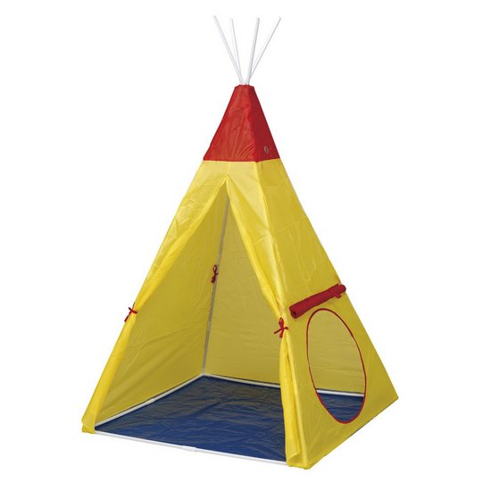 Paradiso Tepee with Carry Bag Play Tent Indoor Outdoor - Yellow