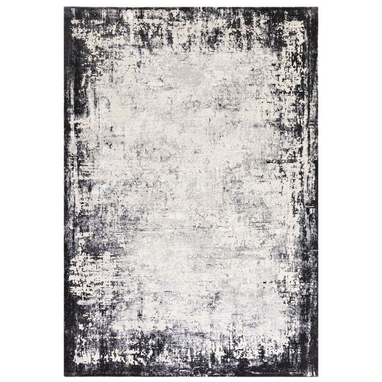 Mega Flooring Grey Modern Abstract Rug - 120 x 170cm
