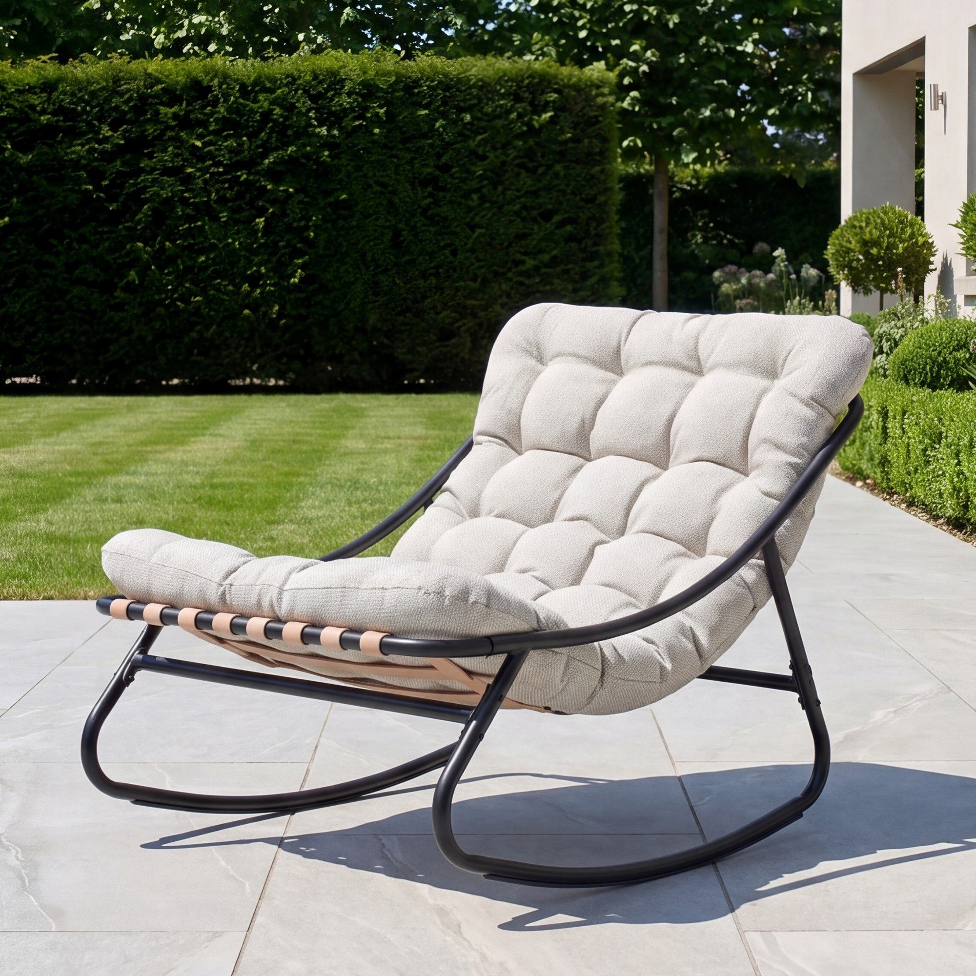 Artemis Home Solace Outdoor Rocking Chair - White