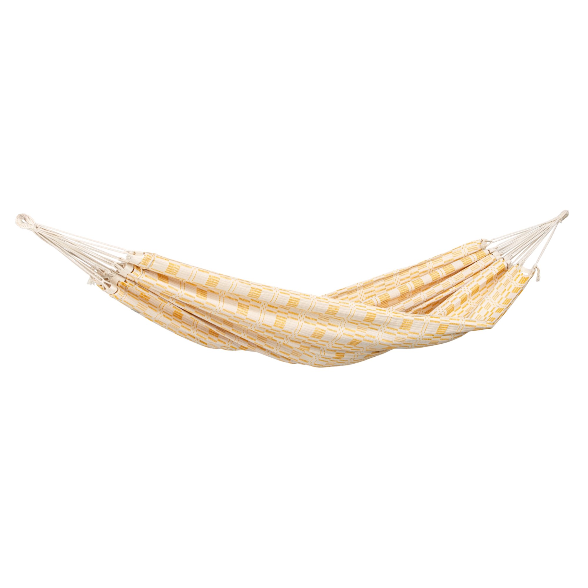 Amazonas Carioca Double Cotton Hammock – Gold Yellow