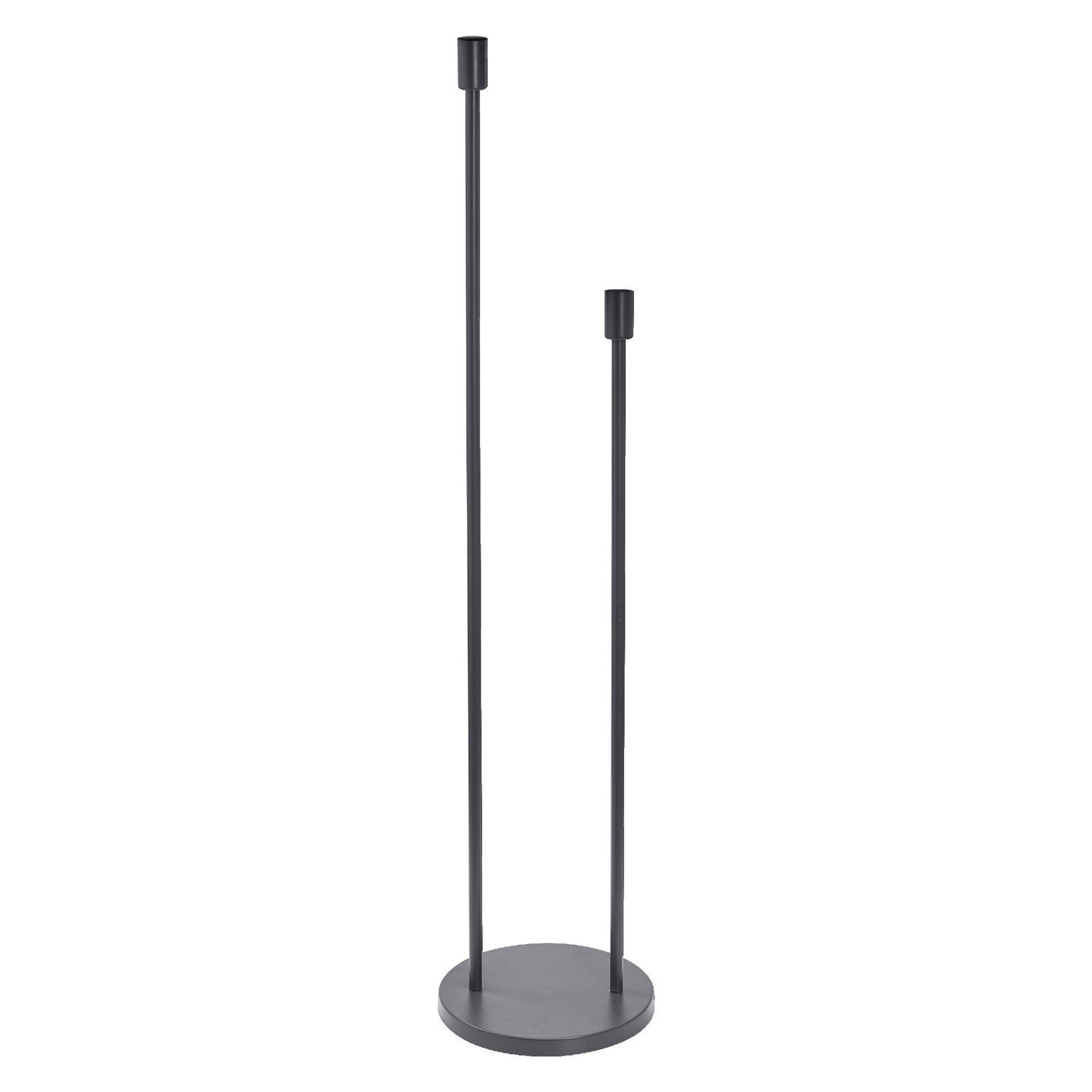 Osram Decor Stick Tall Twin 2xE27 Head Standing Floor Lamp - Dark Grey
