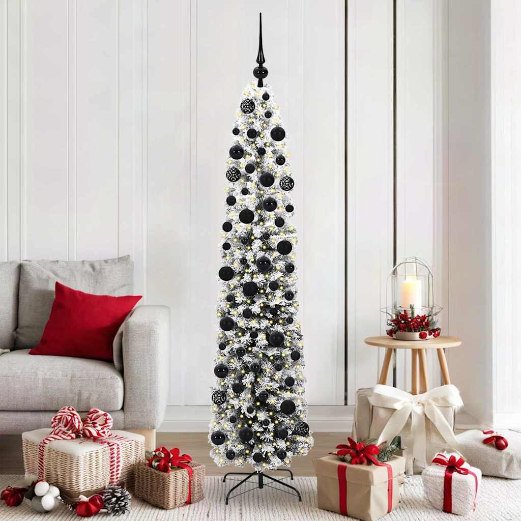 Walplus 300 LED Lights Artificial Christmas Tree Easy Assembly - Green - 180 cm