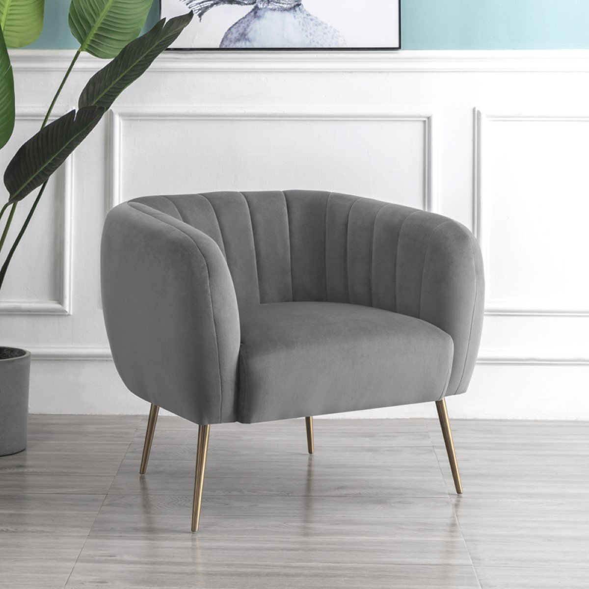 Artemis Home Matilda Accent Chair - Grey