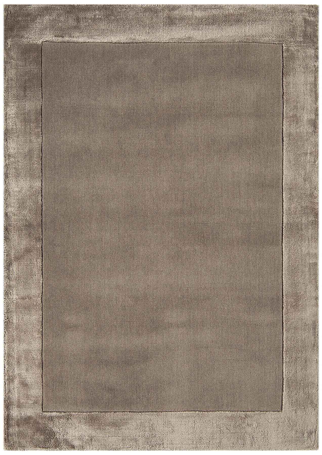 Mega Flooring Brown Handmade Bordered Rug - 80 x 150cm