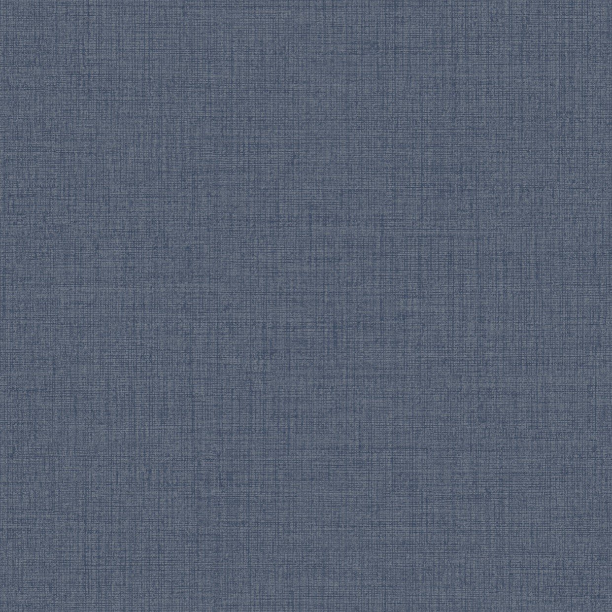 Grandeco Linen Textured Plain Wallpaper - Grey Blue