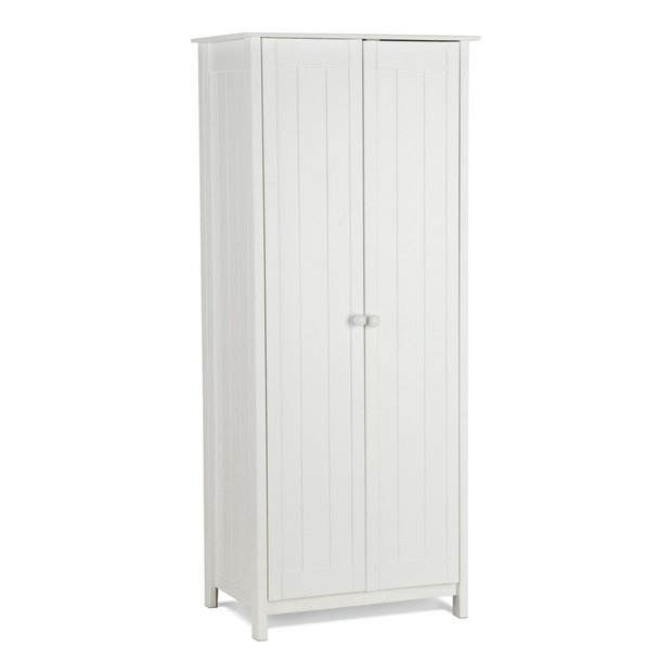 Argos white shop single wardrobe