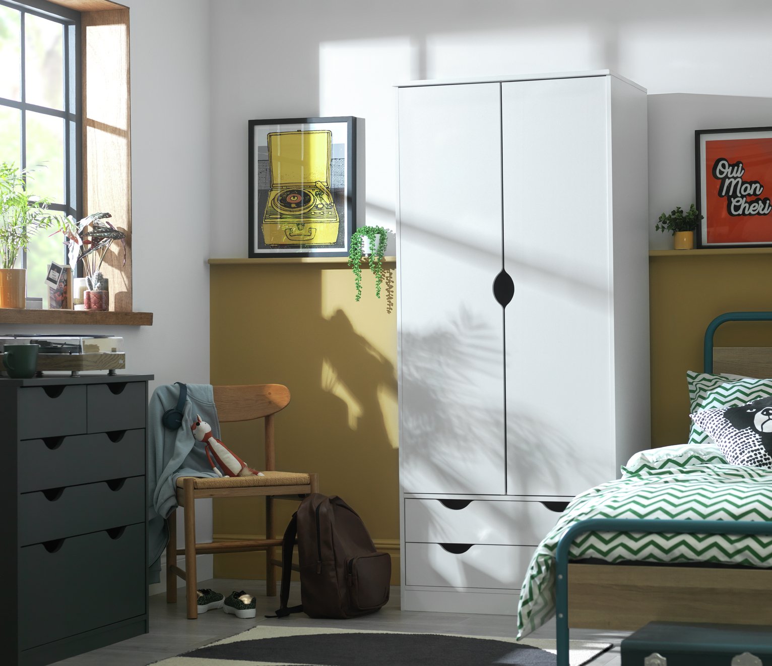 Habitat Kids Pagnell 2 Door 2 Drawer Wardrobe