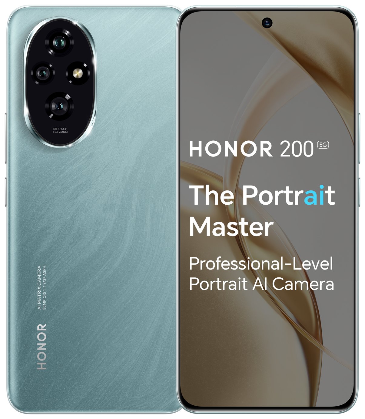 SIM Free HONOR 200 5G 256GB AI Mobile Phone - Emerald Green