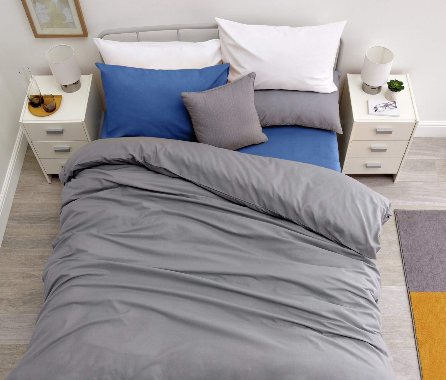 Habitat Easycare Polycotton Standard Pillowcase Pair