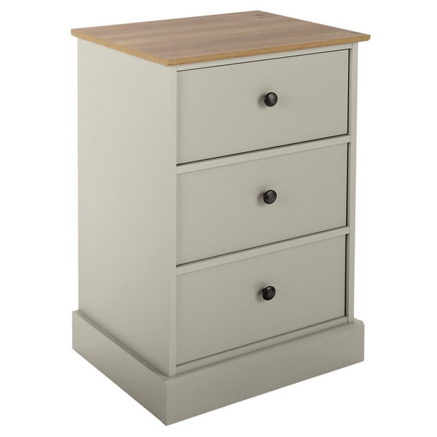 Argos bedside deals table grey