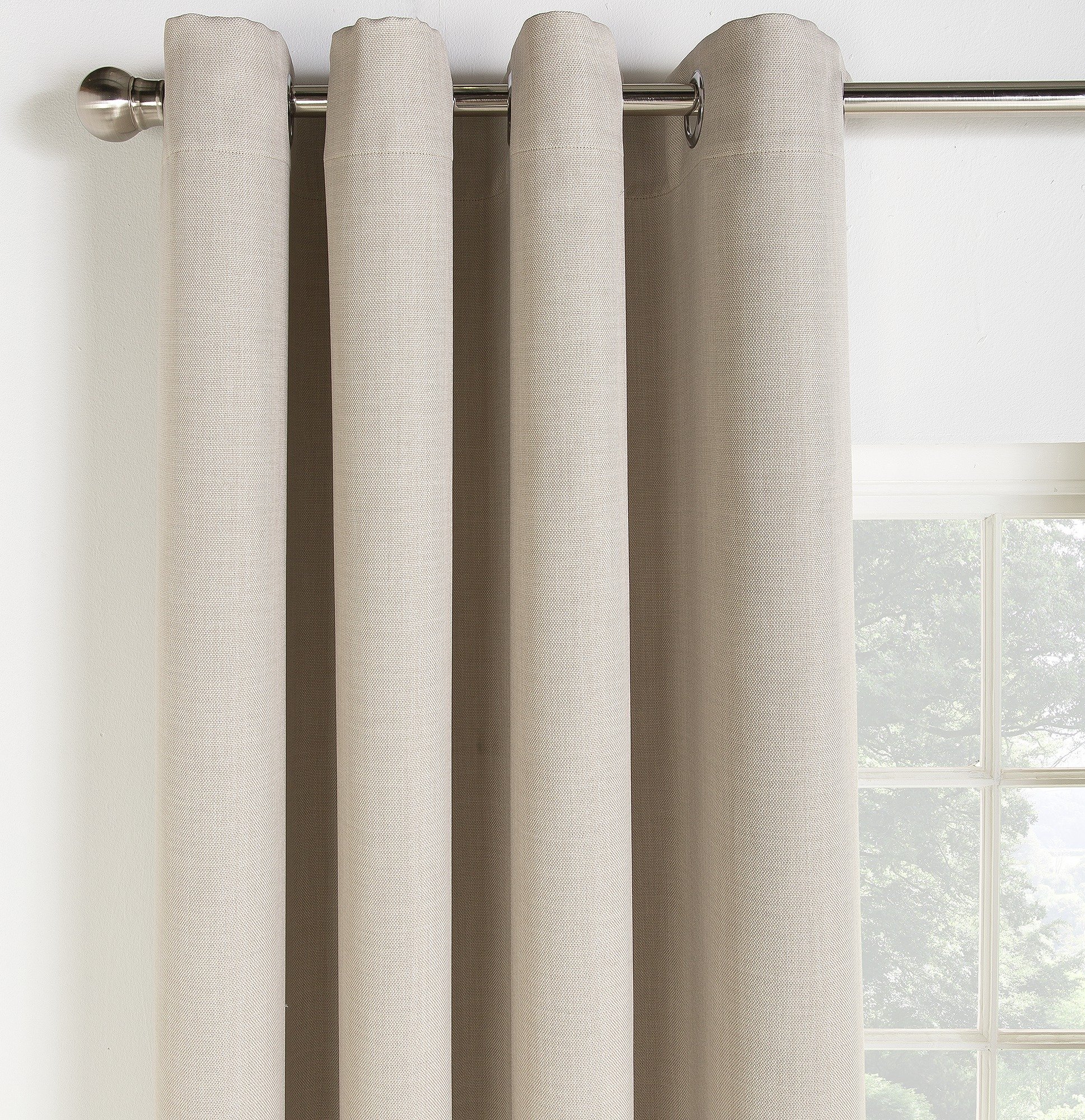 Buy Argos Home Blackout Eyelet Curtains Cream Curtains Argos