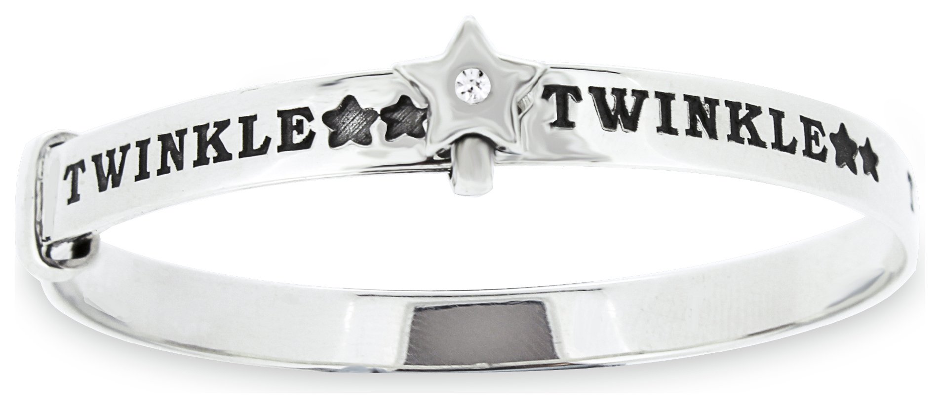 Sterling Silver Twinkle Bangle - 0 