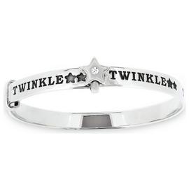 Revere Kid's Sterling Silver Twinkle Bangle - 0-18 Months