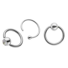 State of Mine Stainless Steel Nose Hoops - Set of 3