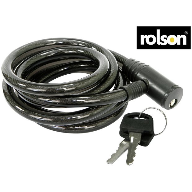 Buy Rolson Long Cable Bike Lock 2m Bike locks Argos