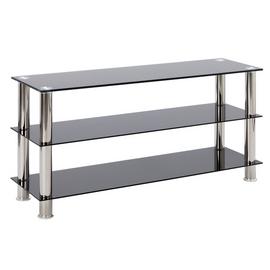 Buy Argos Home Matrix Glass Corner Tv Unit Clear Chrome Tv