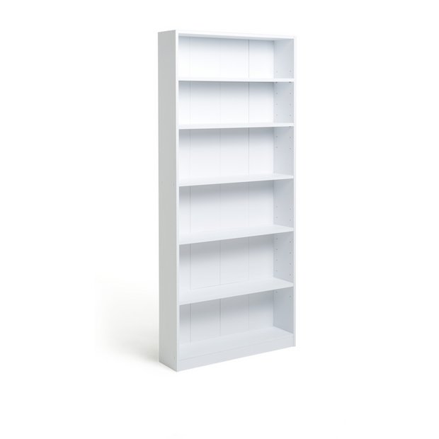 Tall deals white bookshelf