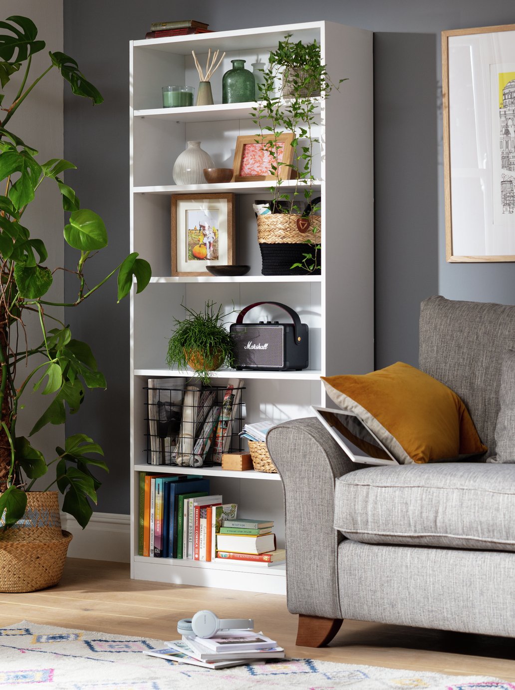 Argos Home Maine Deep Bookcase