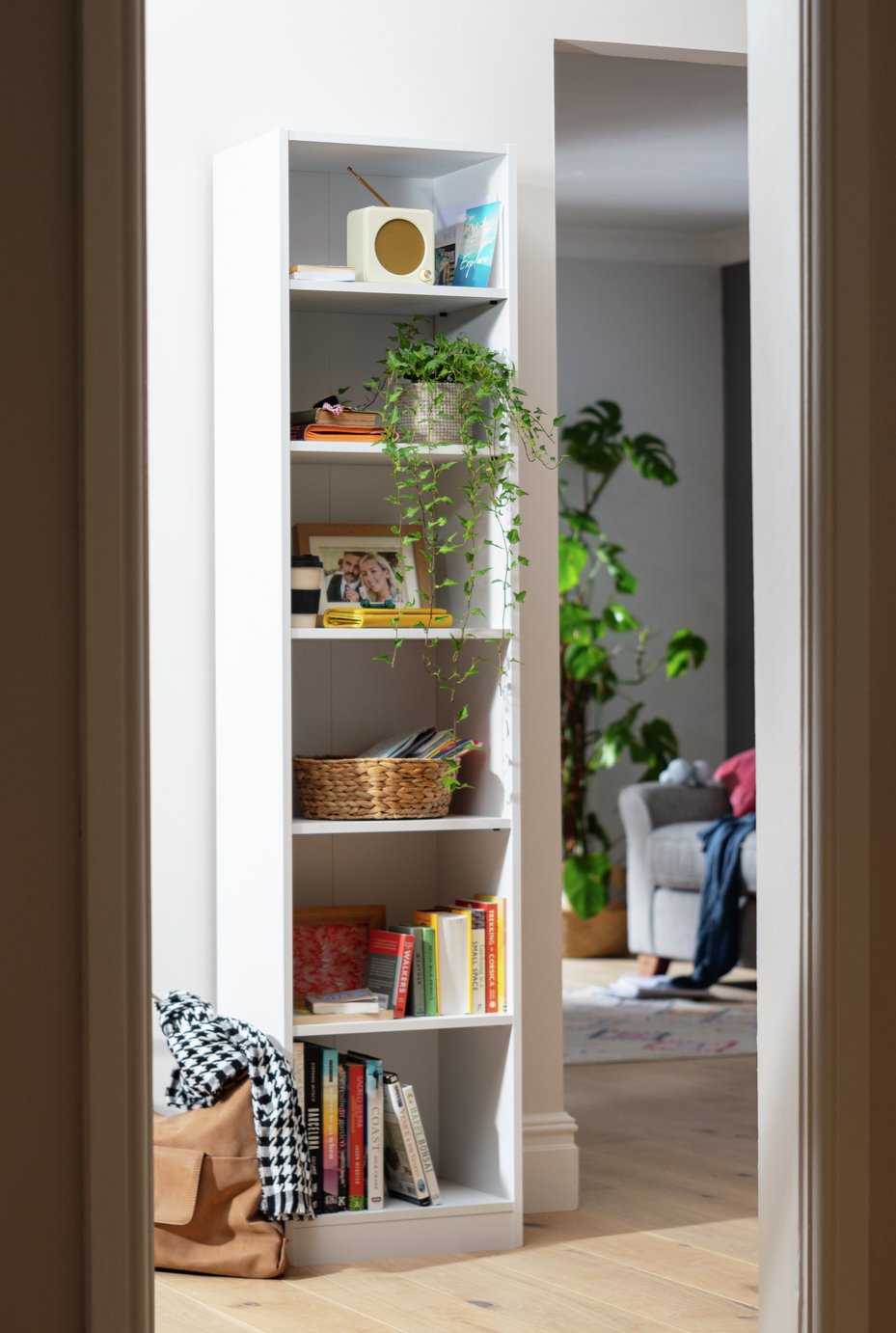 Argos Home Maine Narrow Bookcase