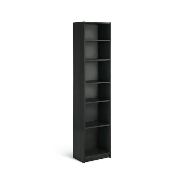 Tall narrow outlet bookcase argos