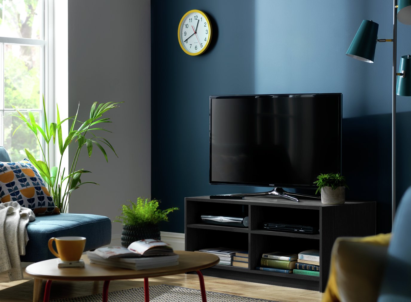 Argos Home Maine TV Unit - Black Ash Effect