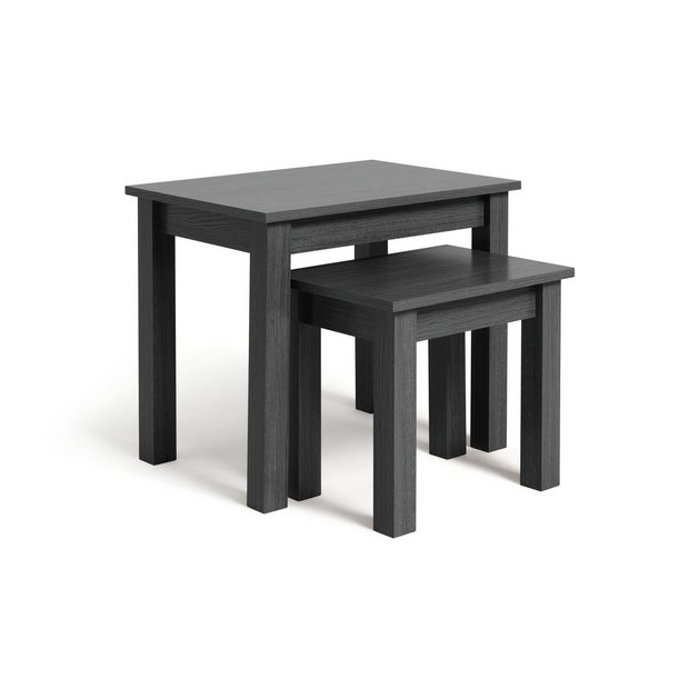 Black side online table argos