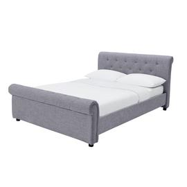 Argos Home Newbury Superking Fabric Bed Frame - Grey