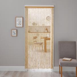 Argos Home Beaded Wood & Bamboo Door Curtain